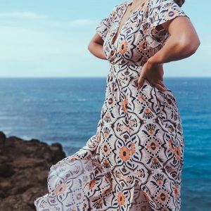 Catalina cut out maxi dress